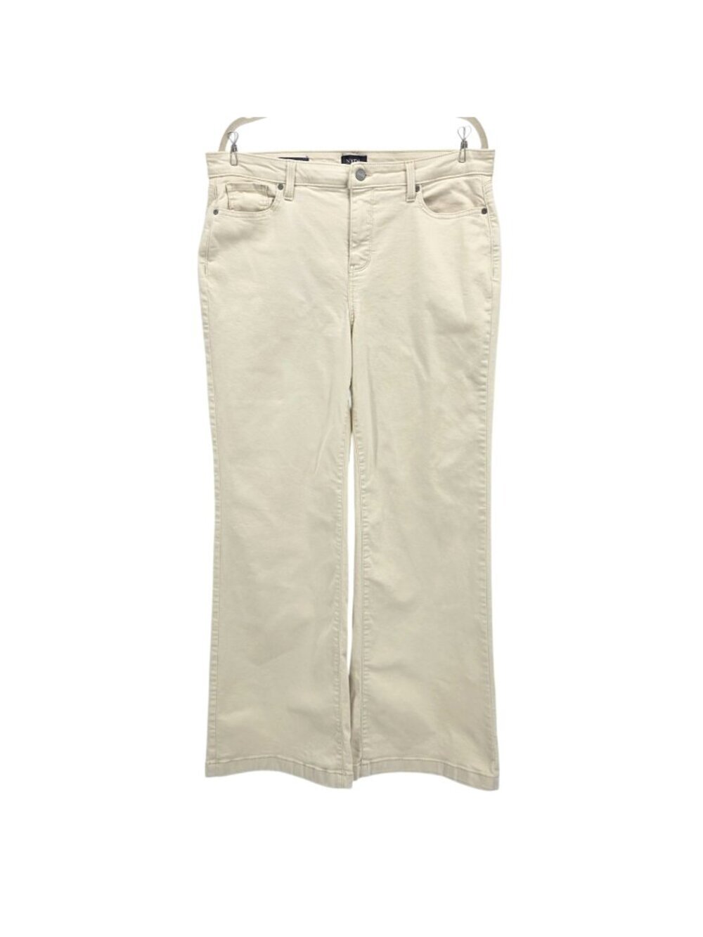 NYDJ Womens 14 Jeans Teresa Wide Leg White Creek Lift X Tuck High Rise